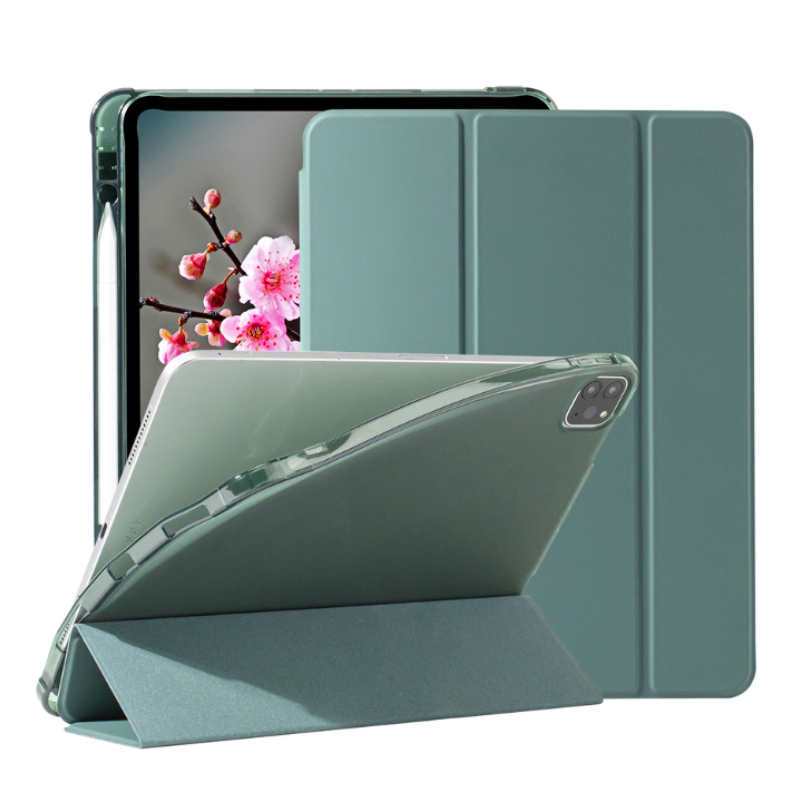 Load image into Gallery viewer, Apple iPad 5/6 9.7&#39;&#39; 5/6th Gen (2017/2018) Translucent FlipCover Case With Pen Slot
