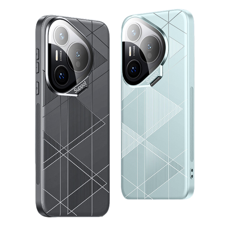 [With Lens Stand] Huawei Pura 70/Plus/Pro/Ultra - Full-Cover Matte Shockproof Fashion-forward Case - i-Station Mobile Phone & Electronic Device Repair and Accessories