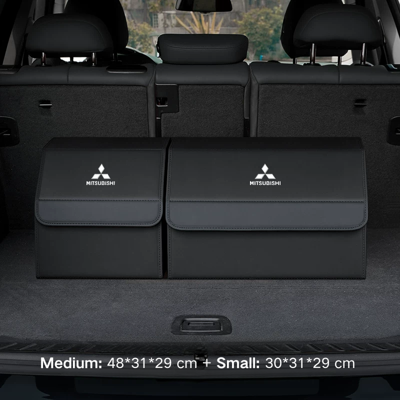 Load image into Gallery viewer, Mitsubishi Microfiber Leather Car Trunk Storage Box for Outlander, ASX, Eclipse Cross, L200, Pajero, Triton, Lancer EX - i-Station Mobile Phone &amp; Electronic Device Repair and Accessories

