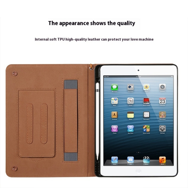 Load image into Gallery viewer, [With Handbag] Apple iPad 10.2&quot; 7th (2019) - TPU + PU 2 in 1 Leather Material with Automatic Sleep Function Stand Case
