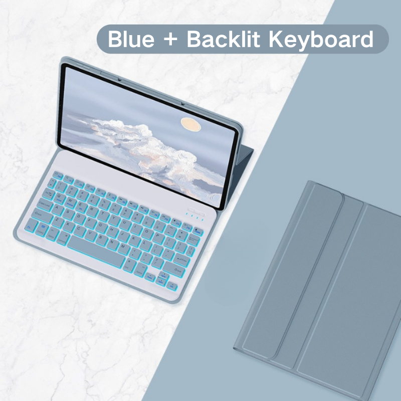 Load image into Gallery viewer, Lenovo Tab E10 10.1&quot; 2018 (TB-X104N/F) - Detachable Magnetic Bluetooth Keyboard Case With Backlight - i-Station Mobile Phone &amp; Electronic Device Repair and Accessories
