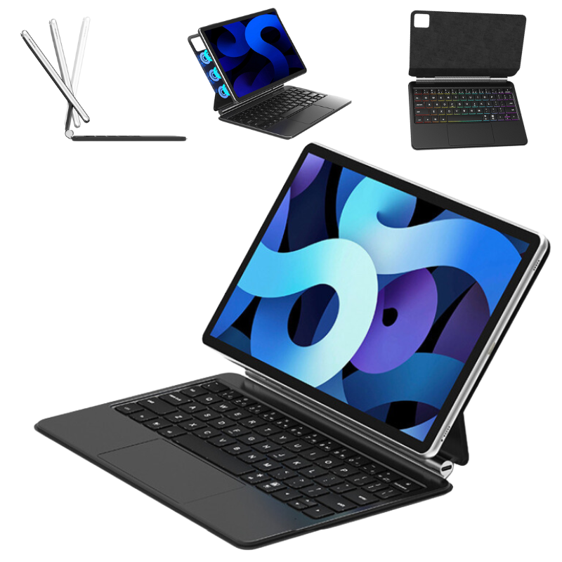 Load image into Gallery viewer, [With RGB Backlight] Xiaomi Mi Pad 6/Pro 11’’ 2023 Smart Floating Magnetic Bluetooth Keyboard Touchpad Case
