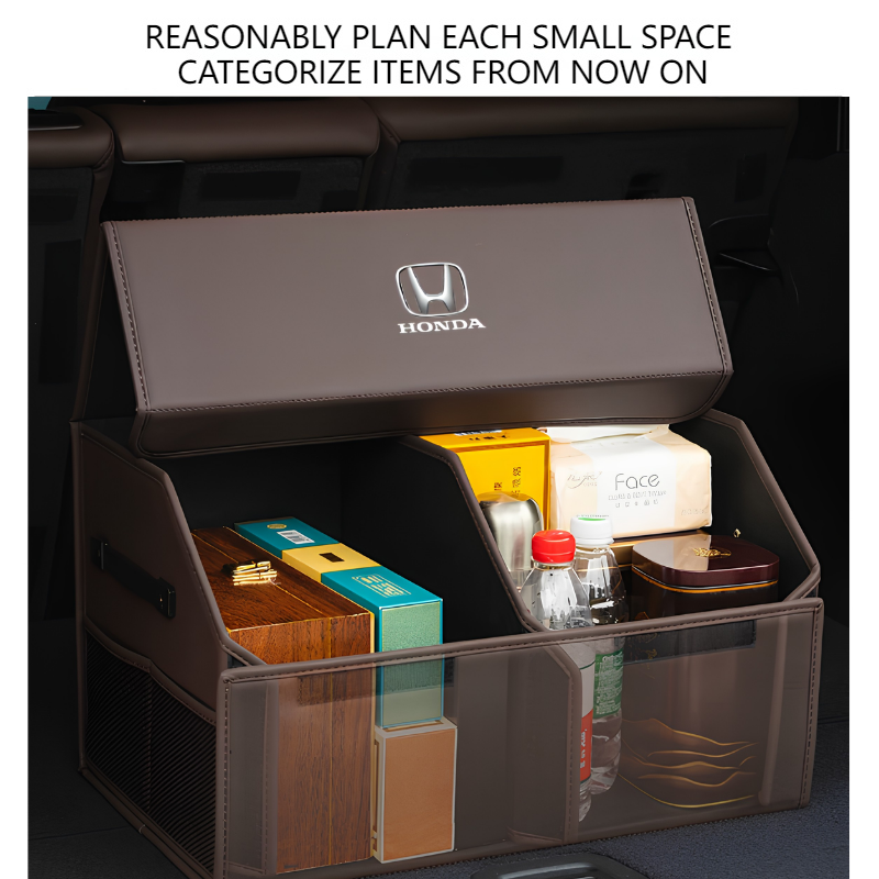 Load image into Gallery viewer, Honda Microfiber Leather Car Trunk Storage Box for Accord, CR-V, Avancier, XR-V, Civic, Vezel, Breeze
