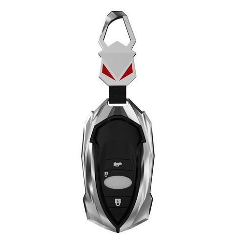 Subaru Mech-style Metal + TPU Full Protection Car Key Fob Case Cover For Outback, Forester, Impreza, WRX, XV, Crosstrek, Legacy