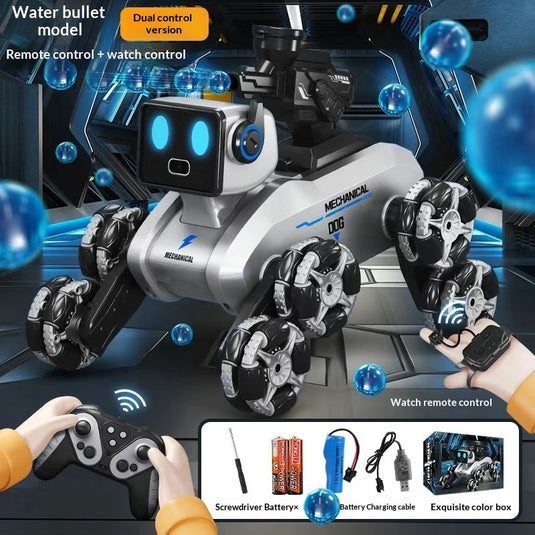 Smart 8-Wheel Gesture Control Robot Dog Toy with Camera & Spray Stunt Functions - i-Station Mobile Phone & Electronic Device Repair and Accessories