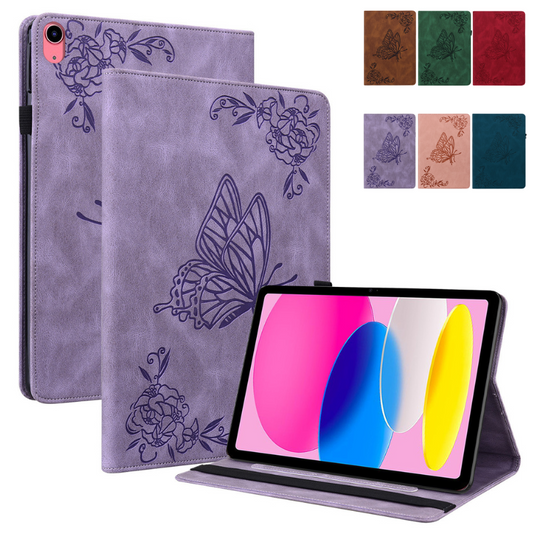 Apple iPad Mini 6/7 8.3'' 6/7th Gen (2021/2024) Flower Printed Full Cover Flip Case