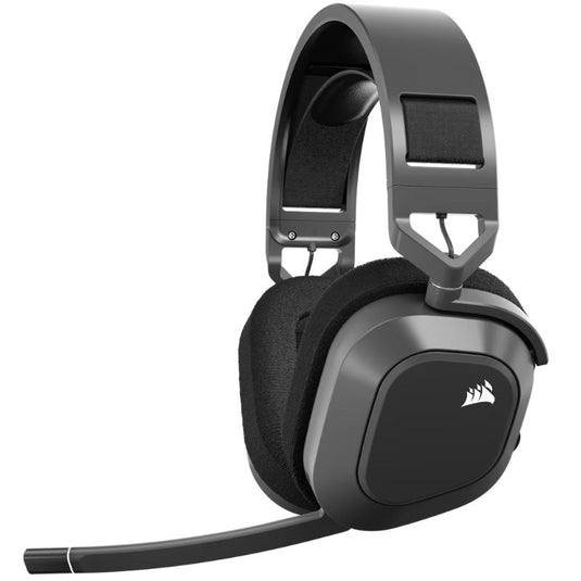 Corsair HS80 MAX Wireless Multiplatform Gaming Headset With Bluetooth - Dolby Atmos - Omnidirectional Microphone - iCUE Compatible - PC, Mac, PS5, PS4, Switch, Mobile