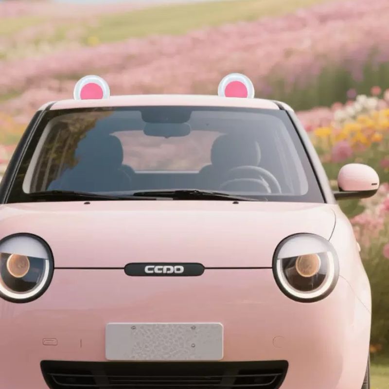 Load image into Gallery viewer, Cute Cartoon Cat Ear Solar-Powered Decorative Light Safety Lights For Car Exterior &amp; Car Roof (1 Pair) - i-Station Mobile Phone &amp; Electronic Device Repair and Accessories
