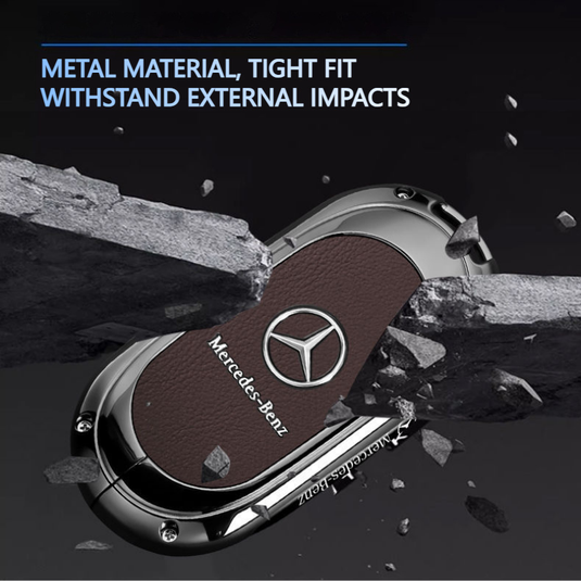Mercedes Benz Premium Leather Protection Car Key Fob Case Cover for For Benz A, C, E, S, G-Class, GLA, GLB, GLC, GLE, GLS, CLA, CLS, EQC - i-Station Mobile Phone & Electronic Device Repair and Accessories