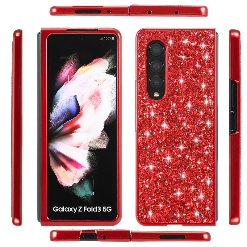 Load image into Gallery viewer, Samsung Galaxy Z Fold 5 SM-F946 Ultra-thin Electroplated Diamond-studded Glitter Shockproof Blingbling Series Case
