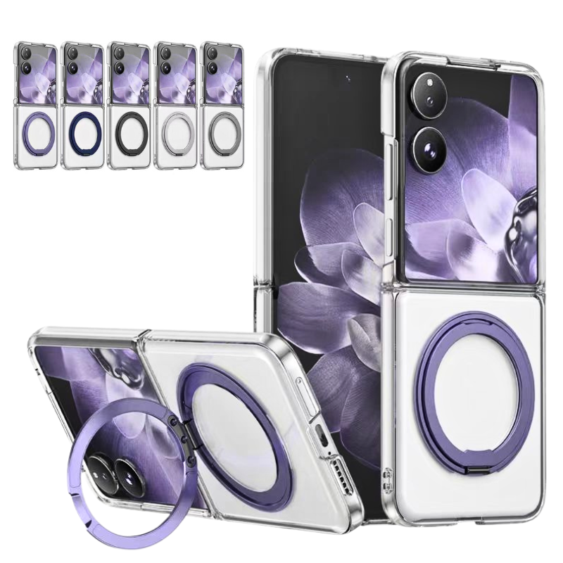 Load image into Gallery viewer, [Built-in Stand] Xiaomi Mix Flip High-Transparency Shockproof Folding PC Hard Essentials Series Case
