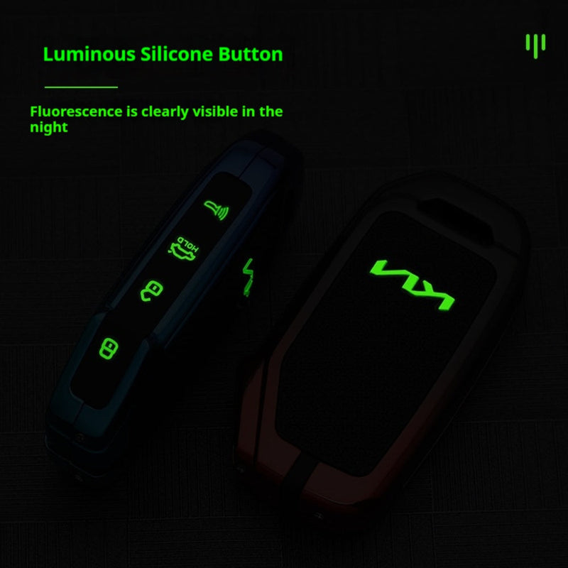 Load image into Gallery viewer, Kia Zinc Alloy + Silicone Car Key Fob Case Cover For K5, Seltos, Sportage, Sorento, Cerato, Ceed, Niro EV, Telluride, Soul, Proceed - i-Station Mobile Phone &amp; Electronic Device Repair and Accessories
