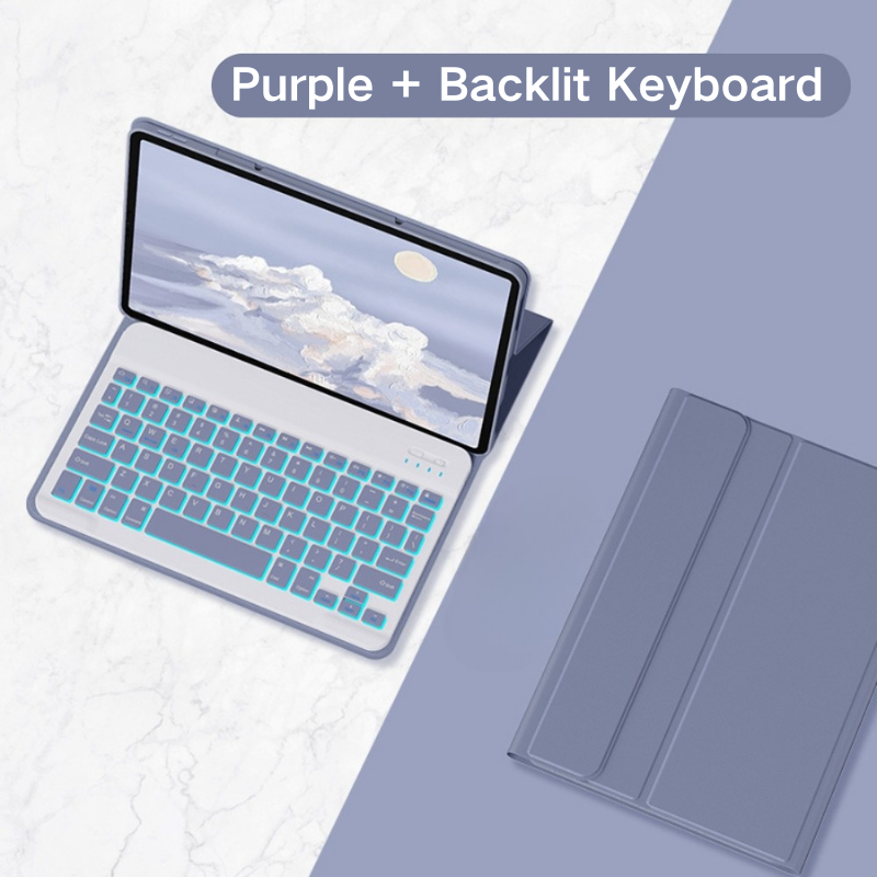 Load image into Gallery viewer, Lenovo Tab E10 10.1&quot; 2018 (TB-X104N/F) - Detachable Magnetic Bluetooth Keyboard Case With Backlight - i-Station Mobile Phone &amp; Electronic Device Repair and Accessories

