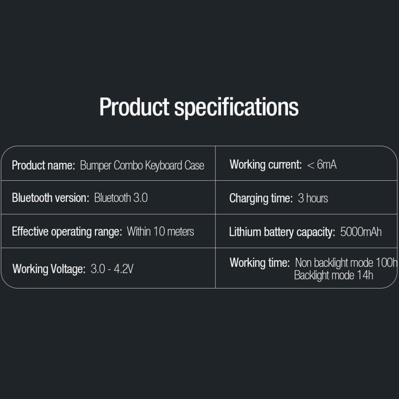 Load image into Gallery viewer, [With keyboard] Apple iPad 10.9&quot; 10th (2022) - Nillkin Bumper Combo Backlit Keyboard Case
