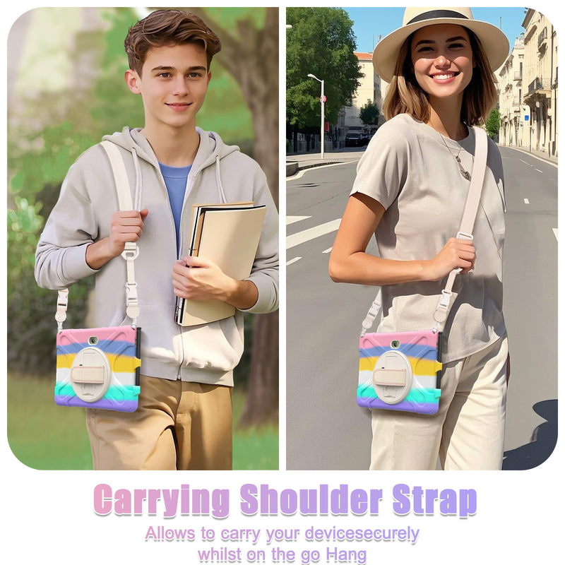 Load image into Gallery viewer, Samsung Galaxy Tab Active Pro / Active 4 Pro / Active 5 Pro Series - Heavy Duty 360 Degree Rotate Stand Hand Strap Case With Shoulder Strap - i-Station Mobile Phone &amp; Electronic Device Repair and Accessories
