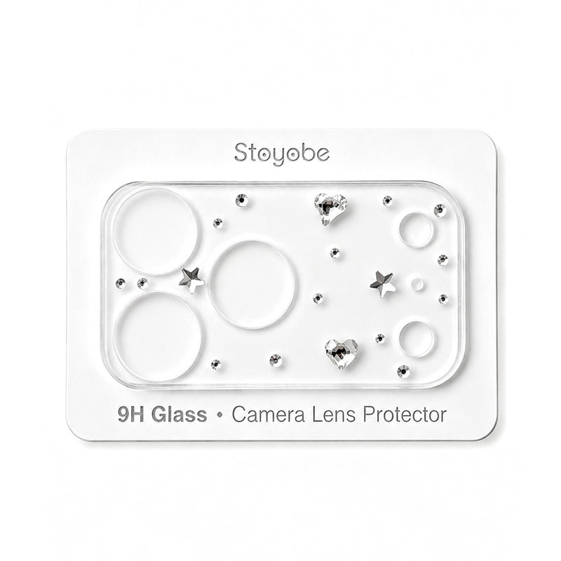 Load image into Gallery viewer, Apple iPhone 17 Pro - Back Rear 9H Tempered Glass Luxury Crystal Diamond Camera Lens Protector
