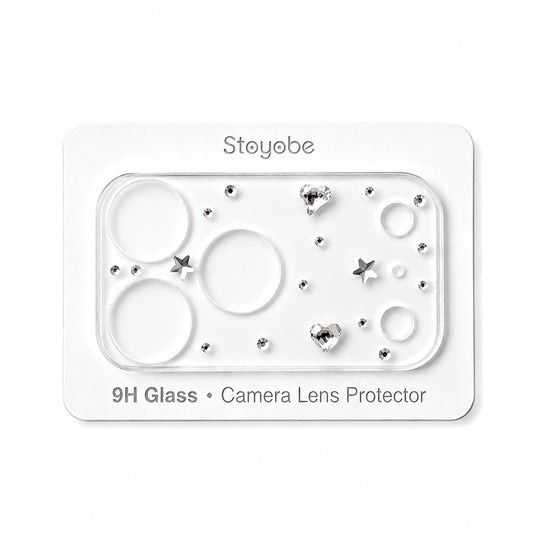Apple iPhone 17 Pro - Back Rear 9H Tempered Glass Luxury Crystal Diamond Camera Lens Protector