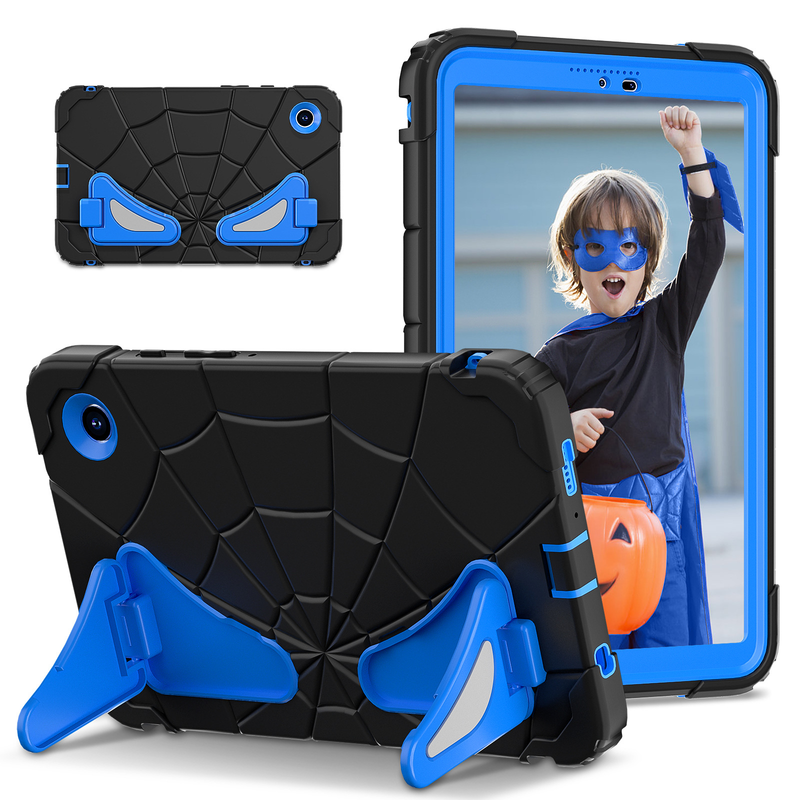 Load image into Gallery viewer, [Built-in Stand] Samsung Galaxy Tab A9 8.7“ (2023) Spiderman Cartoon Kids Full-cover Silicone Shockproof Case
