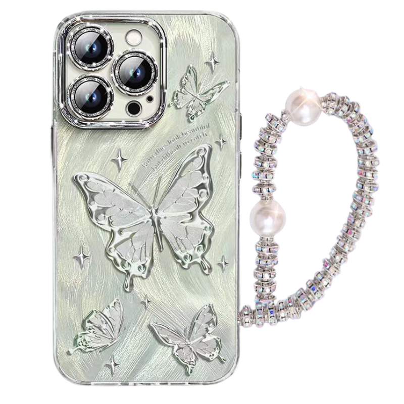 Load image into Gallery viewer, Apple iPhone 14/Plus/Pro/Pro Max Premium Butterfly Anti-drop BlingBling Series Case
