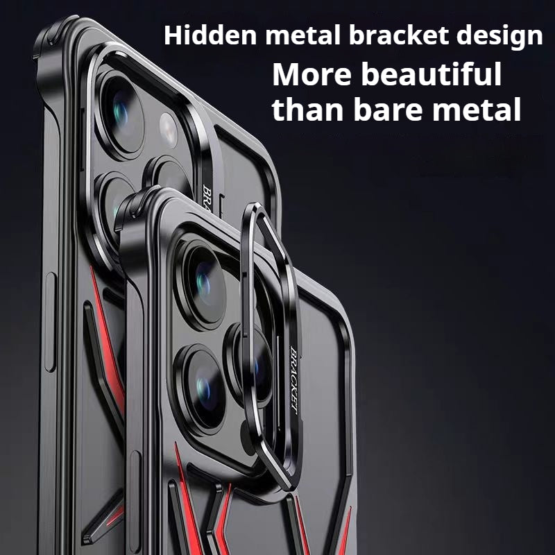 Load image into Gallery viewer, [With Lens Stand] Apple iPhone 13/Pro/Pro Max Spider Aluminum Alloy Frameless Shockproof Fashion-Forward Series Case
