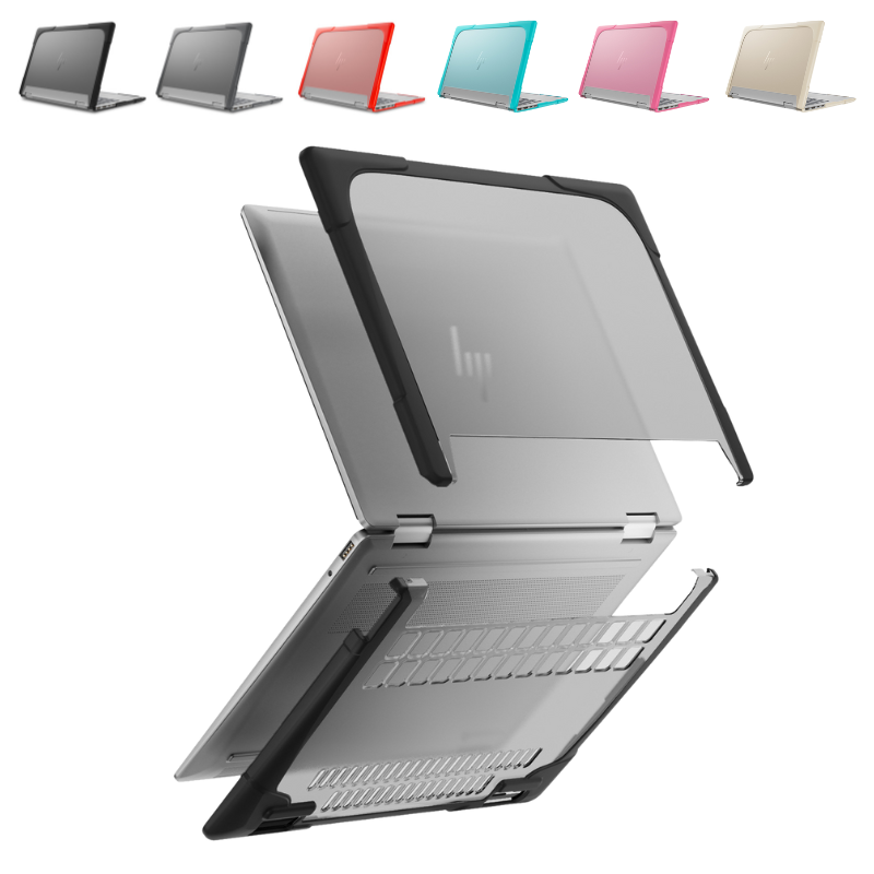 HP ENVY X360 14 14-inch (2024) 2-In-1 Matte Transparent Cooling Stand Shockproof Case - i-Station Mobile Phone & Electronic Device Repair and Accessories