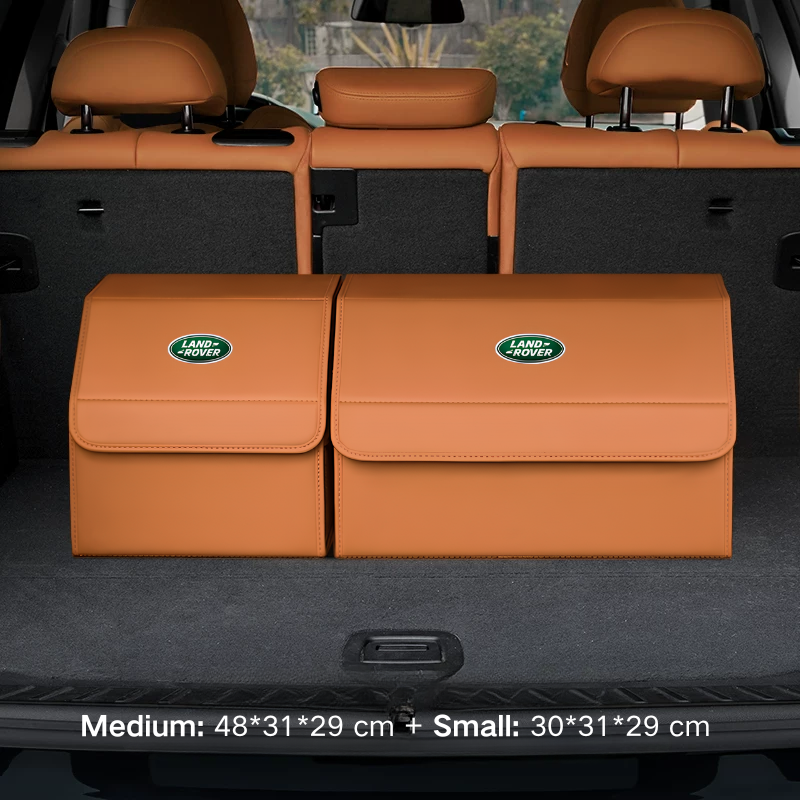 Load image into Gallery viewer, Land Rover Microfiber Leather Car Trunk Storage Box for Defender, Range Rover Sport, Evoque, Velar, Discovery 4/5, Freelander - i-Station Mobile Phone &amp; Electronic Device Repair and Accessories
