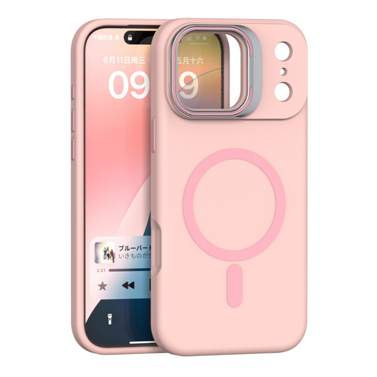 [Magsafe Compatible][With Lens Bracket] Apple iPhone 17/Pro/Pro Max/Air Liquid Silicone Shockproof Phone Case