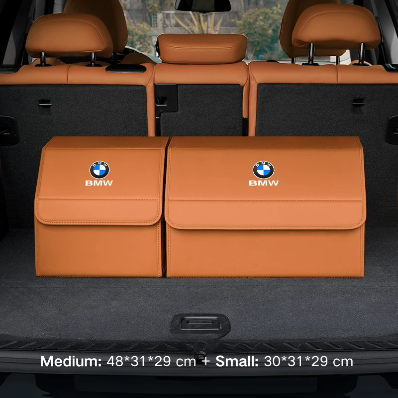 Load image into Gallery viewer, BMW Microfiber Leather Car Trunk Storage Box for X5L, X1, X3, X4, X6, X7, 1/3/5/6/7 Series, iX3, iX4, iX5 - i-Station Mobile Phone &amp; Electronic Device Repair and Accessories
