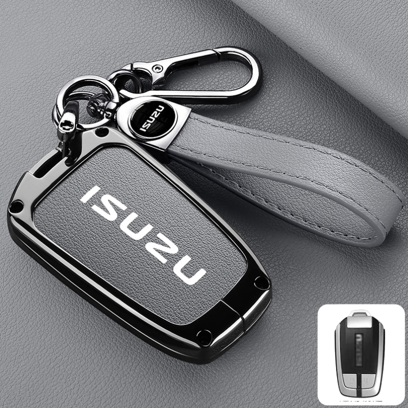 Load image into Gallery viewer, Isuzu Aluminum Alloy Shockproof Car Key Case Cover for D-Max, MU-X, Lingtuo, Ruimai
