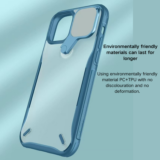 [Built-in Stand][Built-in Lens Cover] Apple iPhone 13/Pro/Pro Max Nillkin Full-cover Shockproof Stand Series Case