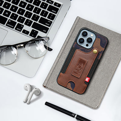 [With Pocket Strap][With Card Slot] Apple iPhone 13/Pro/Pro Max Carving Plating Full-Protection Shockproof Fashion-Forward Series Case - i-Station Mobile Phone & Electronic Device Repair and Accessories