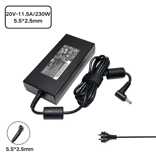 [20V-11.5A/230W][5.5*2.5] MSI GS66 GS76 WS66 WS76 Msi Creator 15 17 Laptop AC Power Supply Adapter Charger