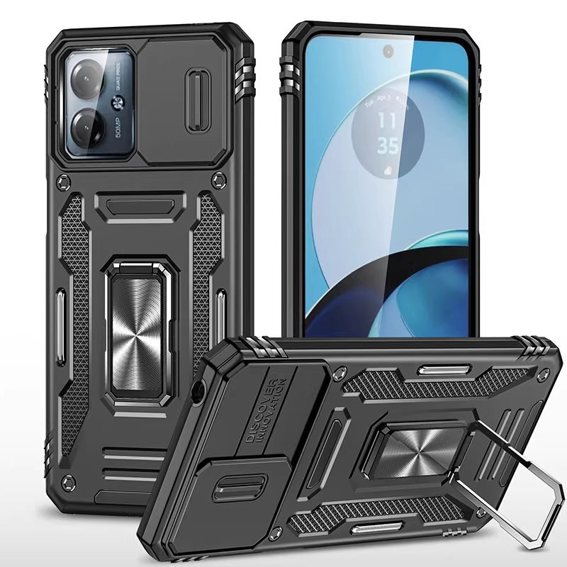 Load image into Gallery viewer, [Built-in Stand]  Motorola Moto G14 Full-Coverage Shockproof Anti-Slip Essentials Series Case
