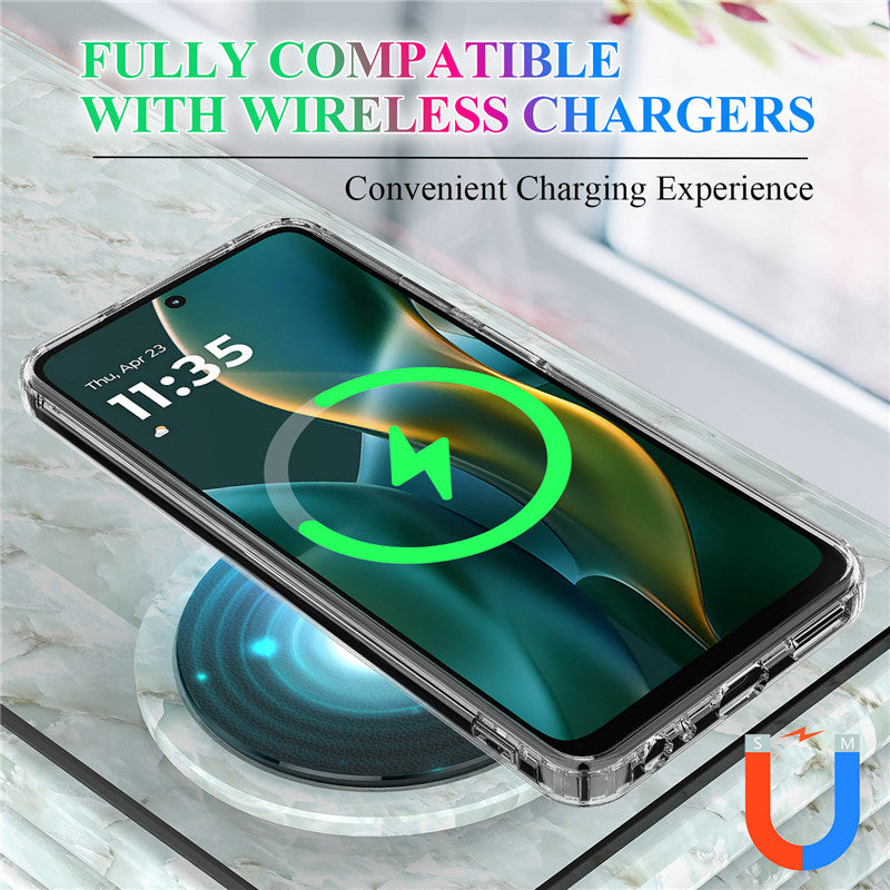 Load image into Gallery viewer, [Magsafe Compatible] Motorola Moto Edge 60 Stylus - Acrylic Transparent Shockproof Case

