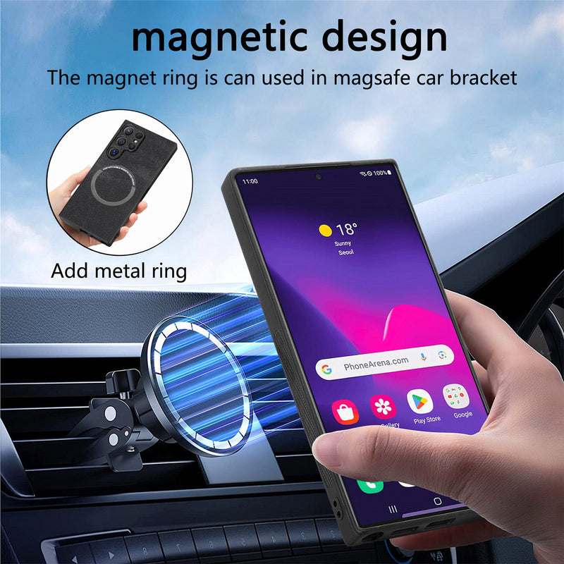 Load image into Gallery viewer, [Magsafe Compatible][Detachable] Samsung Galaxy A17 (SM-A176) Leather Flip Shockproof Wallet Series Case With Card Slot - i-Station Mobile Phone &amp; Electronic Device Repair and Accessories
