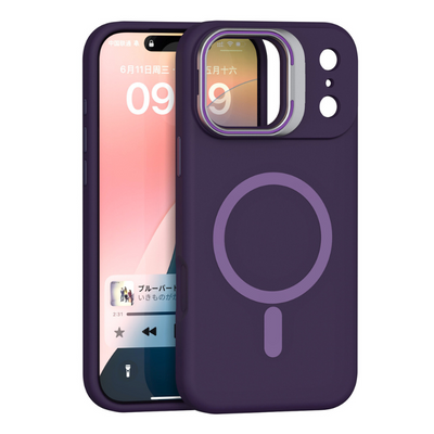 [Magsafe Compatible][With Lens Bracket] Apple iPhone 17/Pro/Pro Max/Air Liquid Silicone Shockproof Phone Case - i-Station Mobile Phone & Electronic Device Repair and Accessories