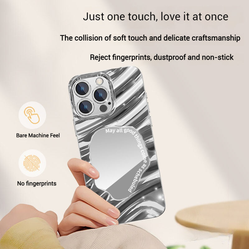 Load image into Gallery viewer, [With Makeup Mirror] Apple iPhone 11/Pro/Pro MaxNew Electroplated Shockproof Mirror Phone Case
