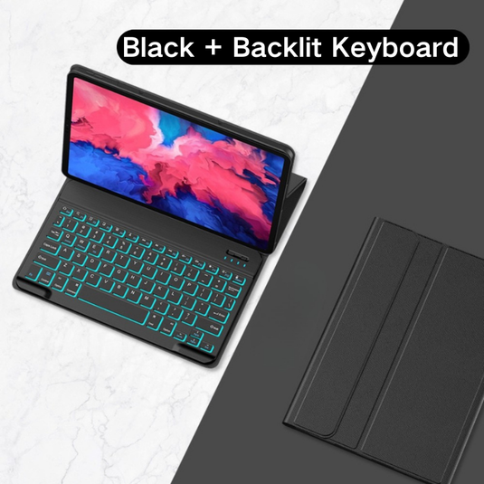 Lenovo Tab E10 10.1" 2018 (TB-X104N/F) - Detachable Magnetic Bluetooth Keyboard Case With Backlight - i-Station Mobile Phone & Electronic Device Repair and Accessories