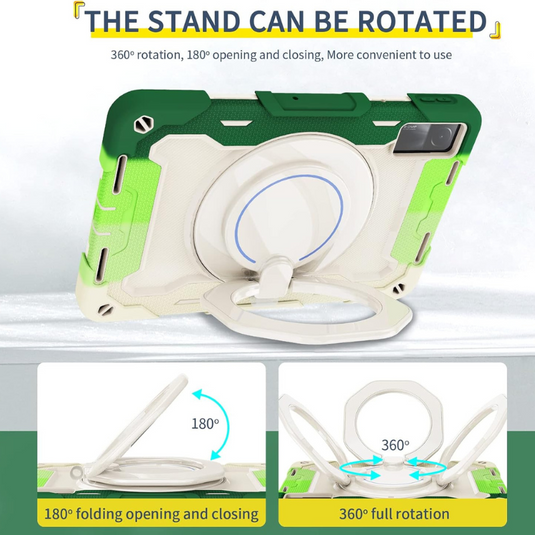 [Built-in Ring Holder] Xiaomi Redmi Pad 10.61’’ 2022 360 Degree Rotation  EVA Kid Friendly Heavy Duty Series Case