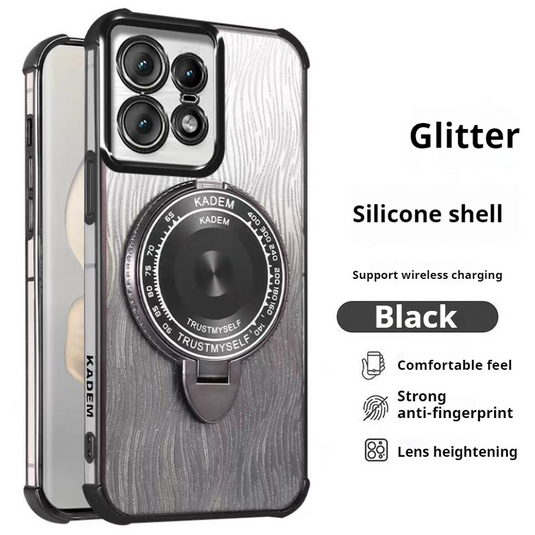 [Built-in Mirror Bracket][Magsafe Compatible] Motorola Moto G60 Electroplated Glitter Shockproof Blingbling Series Case