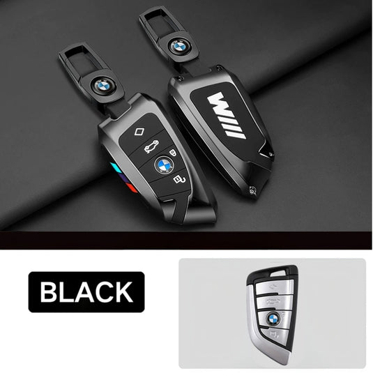 BMW Premium Leather Protection Car Key Fob Case Cover For BMW 5 Series (530), 3 Series (330Li), 7 Series, X1, X3, X5, iX3 (2026)