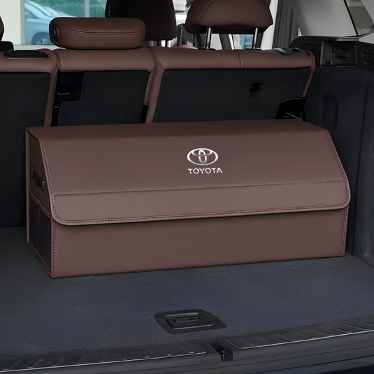 Toyota Microfiber Leather Car Trunk Storage Box for Highlander, Camry, Avalon, RAV4, Venza, Corolla, Prado, Land Cruiser