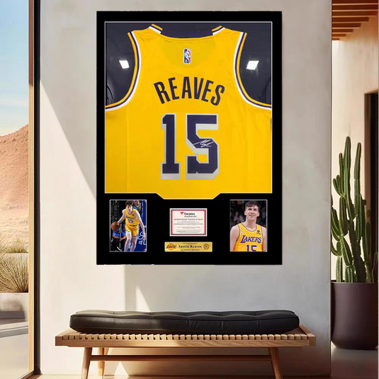Austin Reaves Los Angeles Lakers Framed Jersey Display – Facsimile Signature Edition - i-Station Mobile Phone & Electronic Device Repair and Accessories