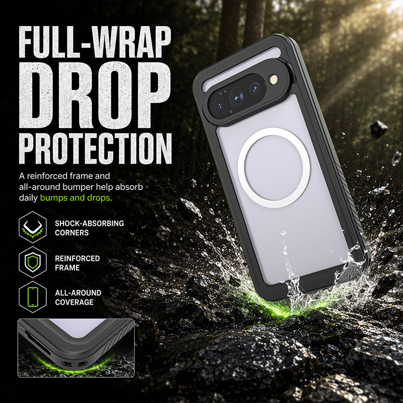 Load image into Gallery viewer, [FS Series][Magsafe Compatible] Google Pixel 11 Pro XL - Redpepper Full Covered Waterproof Heavy Duty Tough Armor Case
