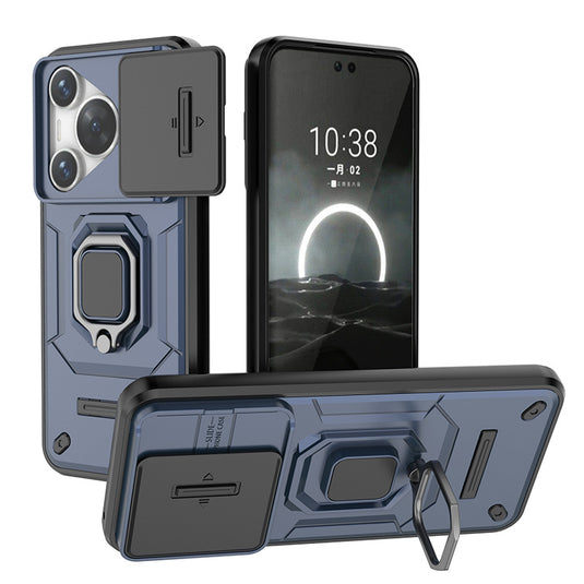 [Built-in 360-degree rotatabl bracket][Camera Cover] Huawei Mate 60/Pro/Pro+ Shield Shockproof Rugged Heavy Duty Case
