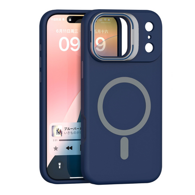 [Magsafe Compatible][With Lens Bracket] Apple iPhone 17/Pro/Pro Max/Air Liquid Silicone Shockproof Phone Case - i-Station Mobile Phone & Electronic Device Repair and Accessories