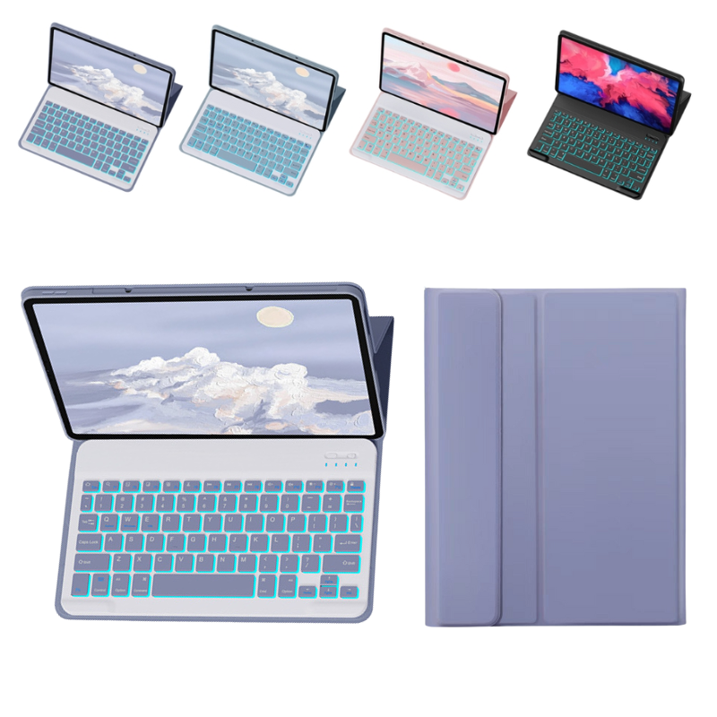 Load image into Gallery viewer, Lenovo Tab E10 10.1&quot; 2018 (TB-X104N/F) - Detachable Magnetic Bluetooth Keyboard Case With Backlight - i-Station Mobile Phone &amp; Electronic Device Repair and Accessories
