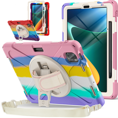 [Built-in Stand][With Wrist Wrap] Xiaomi Mi Pad 5/Pro 11’’ (2021) EVA Kid Friendly Heavy Duty Ring Holder Stand Case