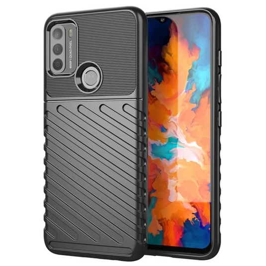 Motorola Moto One 5G Ace Diagonal Texture Non-slip Full Coverage Shockproof Essentials Series Case