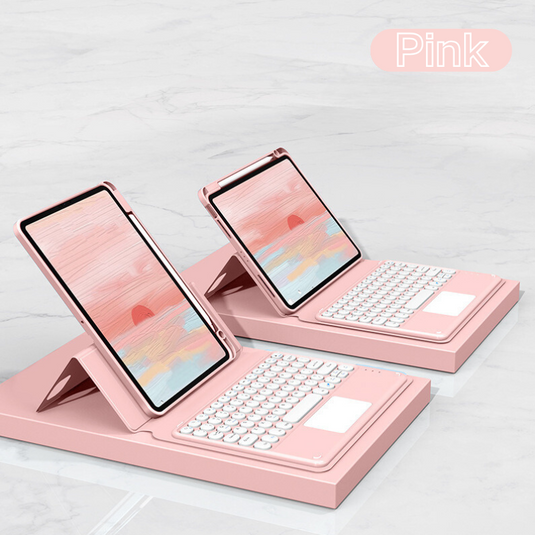 [Detachable] Apple iPad 7/8/9 10.2'' 7/8/9th Gen (2019/2020/2021) Magnetic Touch Wireless Keyboard Case